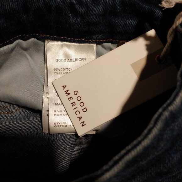 Good American Good Curve Straight sculpting Denim Jeans Size 15 - Picture 12 of 13